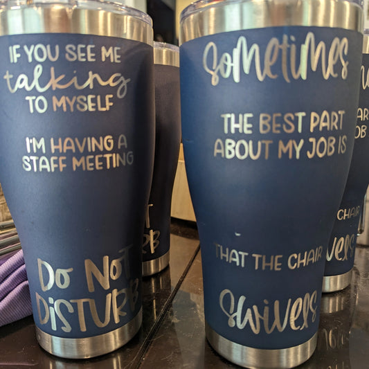 Custom Etched Tumbler