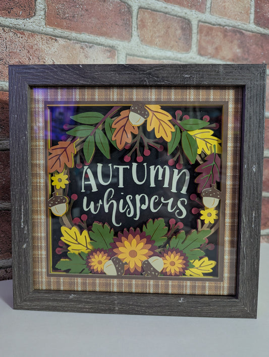 Autumn Whispers Shadowbox
